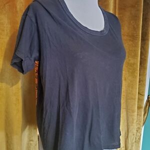 American Eagle Outfitters Charcoal Short Sleeve Tee